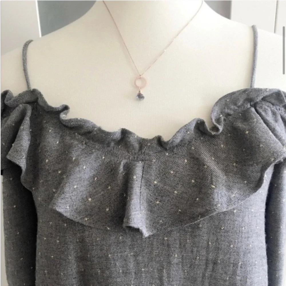 Zara Off-Shoulder Ruffle Top - Picture 6 of 7